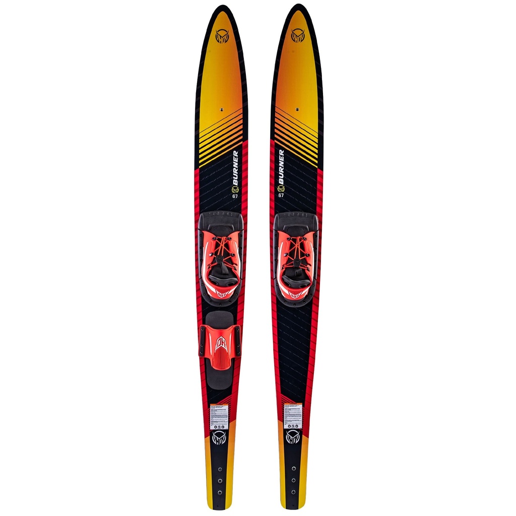HO Sports Burner Combo Water Skis with Blaze Bindings