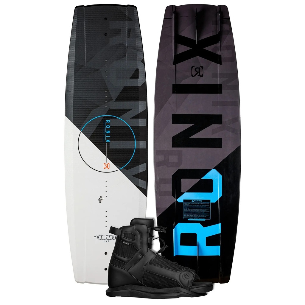 Ronix Men's Vault Wakeboard Package with Divide Bindings