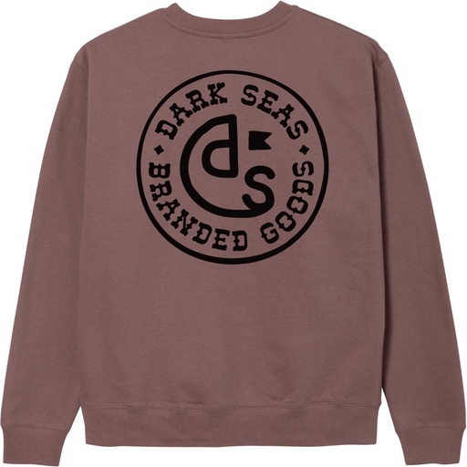 Dark Seas Men's Branding Iron Crew Fleece Sweatshirt