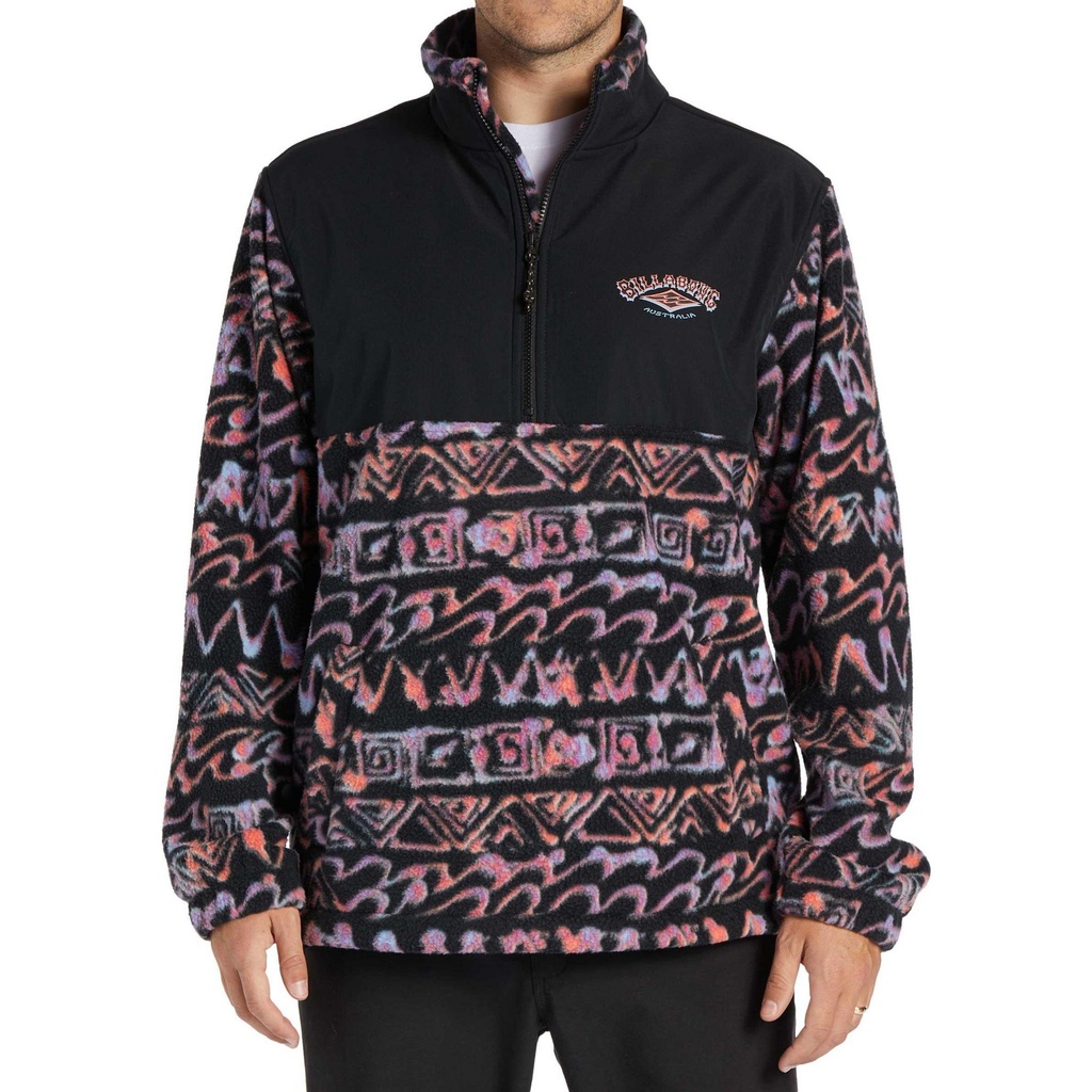 Billabong Men's Boundary Re-Issue Half-Zip Mock Neck Pullover