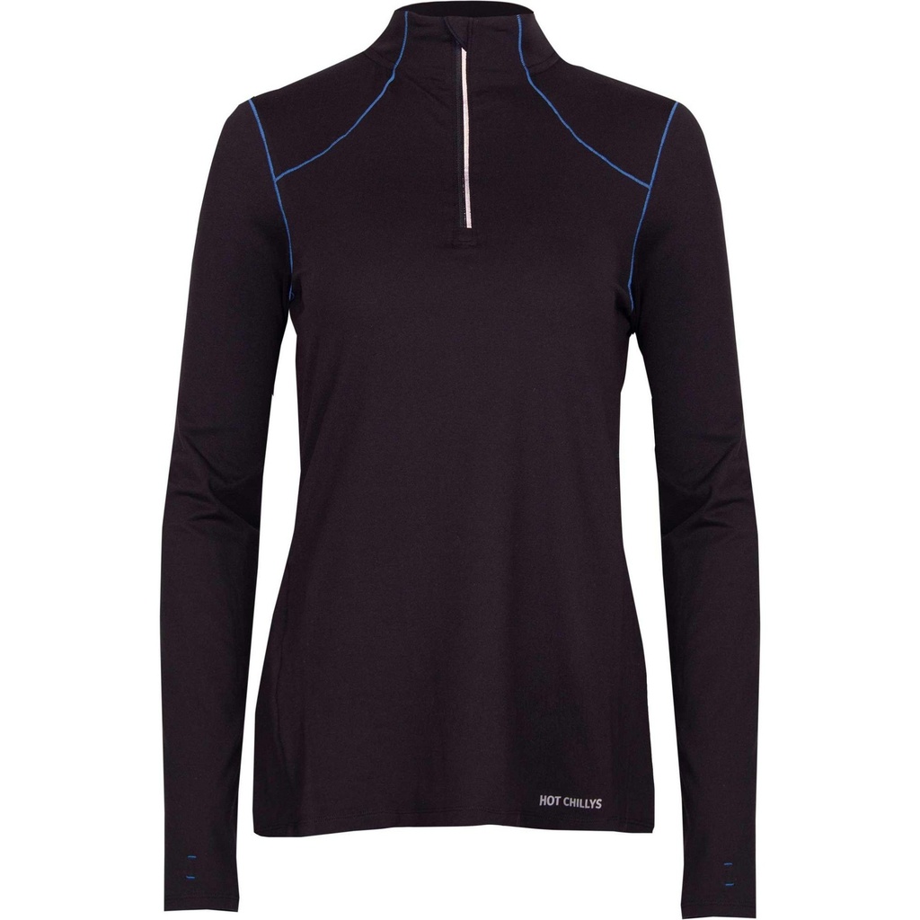 Hot Chillys Women's Clima-Tek Zip-T Top