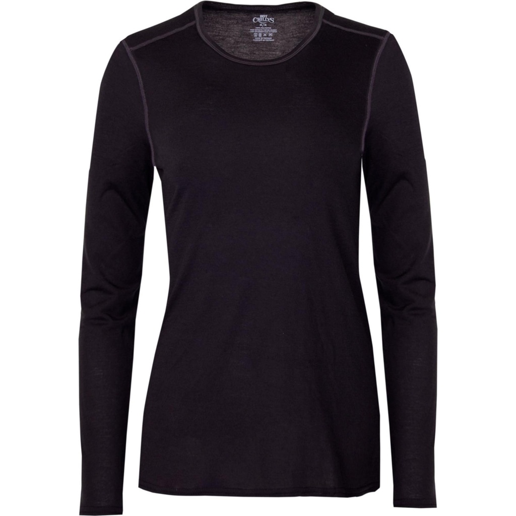 Hot Chillys Women's Pepper Bi-Ply Long Sleeve Crewneck Base Layer