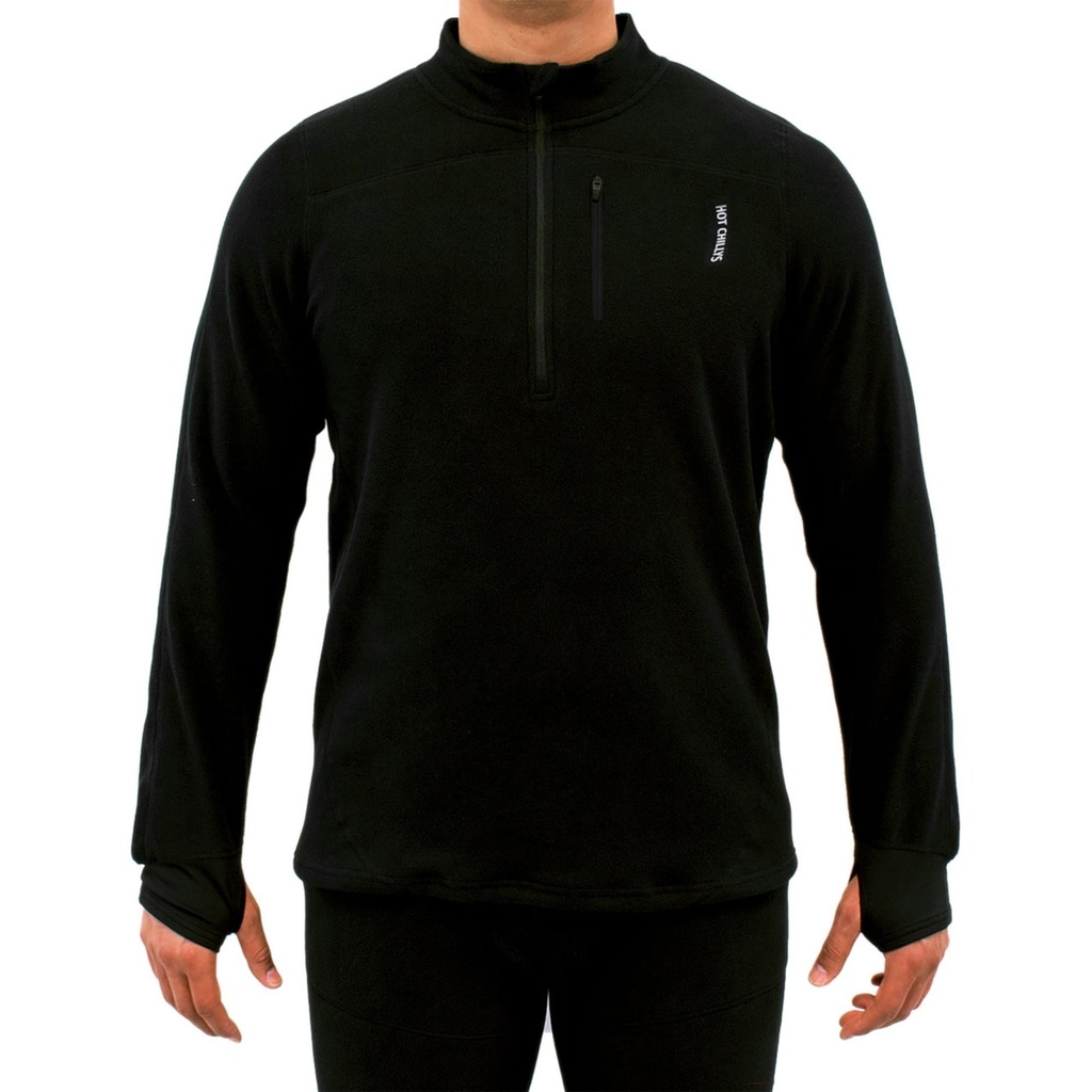 Hot Chillys Men's La Montana Fleece Zip T-Neck