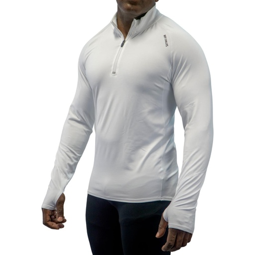 Hot Chillys Men's Micro-Elite Chamois Zone Zip T-Neck