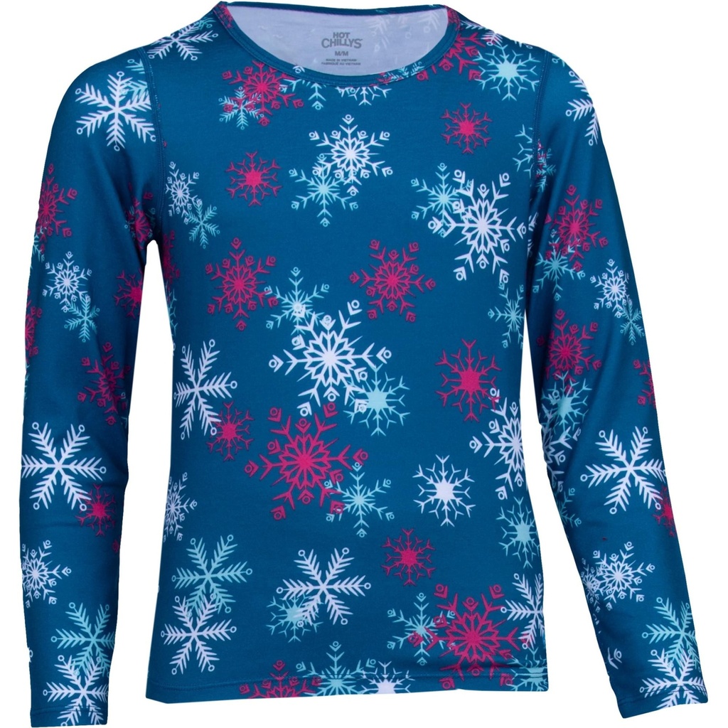 Hot Chillys Kids' Originals Print Crewneck Shirt