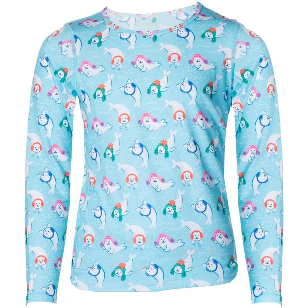 Hot Chillys Kids' Originals Print Crewneck Shirt