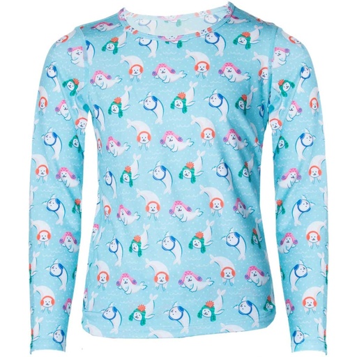 Hot Chillys Kids' Originals Print Crewneck Shirt