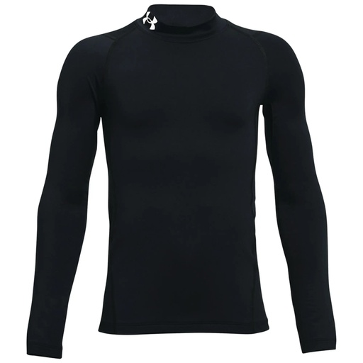 Under Armour Boys ColdGear Armour Mock Long Sleeve Shirt