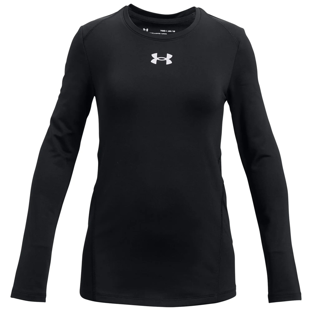 Under Armour Girl's ColdGear Crew Long Sleeve Base Layer