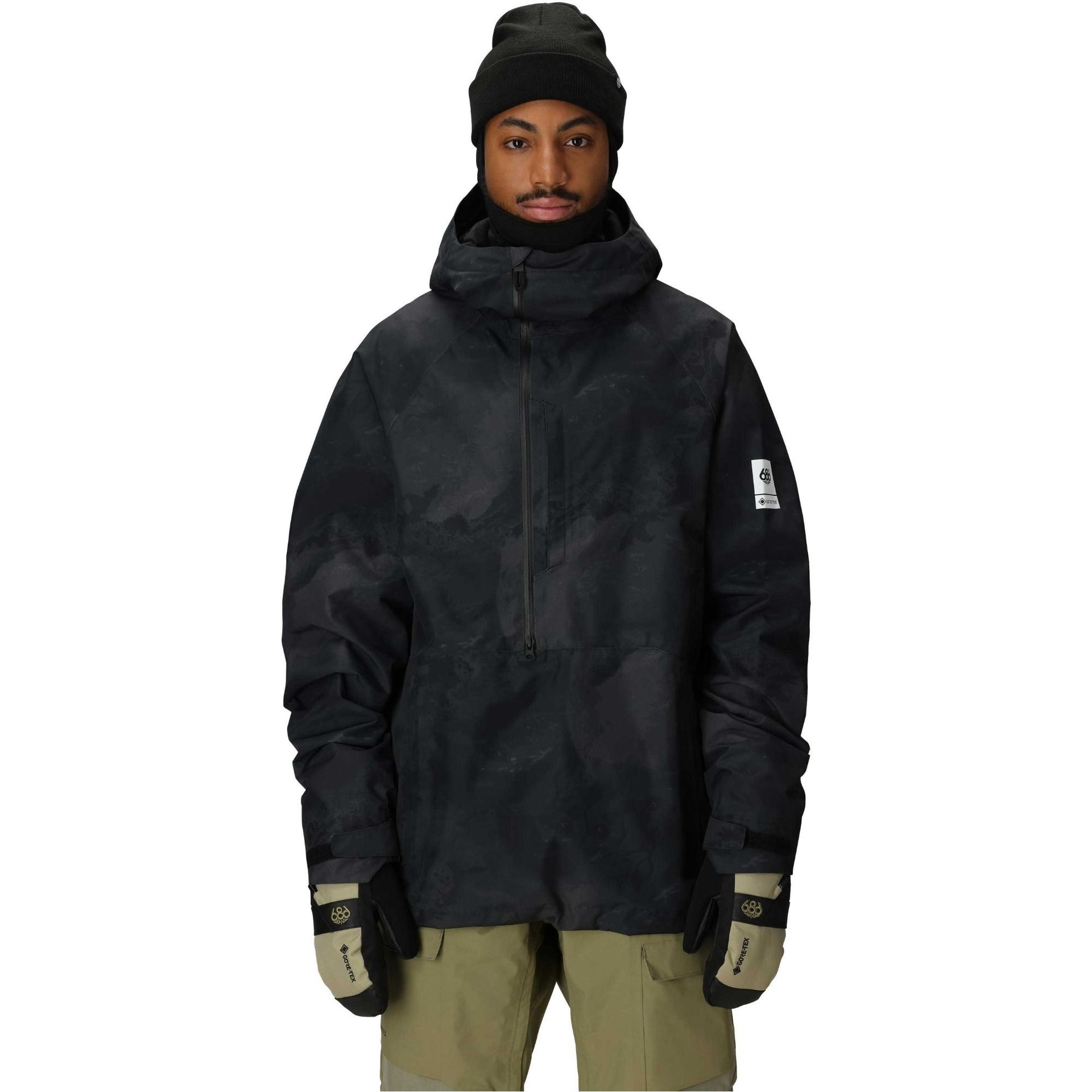 スノーボード 24-25 686 GORE-TEX FRAGMENT SHELL ANORAK 686 Men's GORE-TEX Fragment Shell Anorak Snow Jacket | Sun & Ski