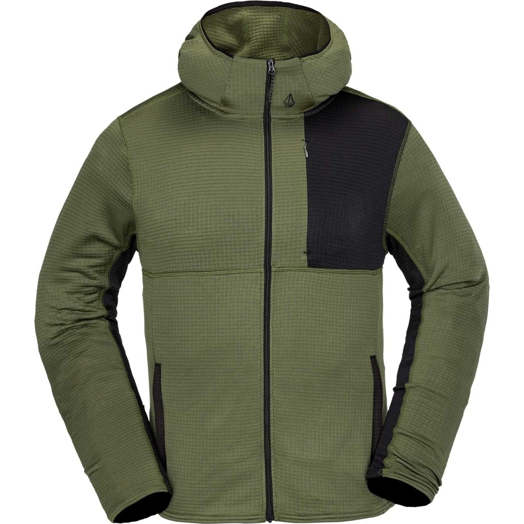 Volcom Men's Gridlock Full Zip Fleece Jacket