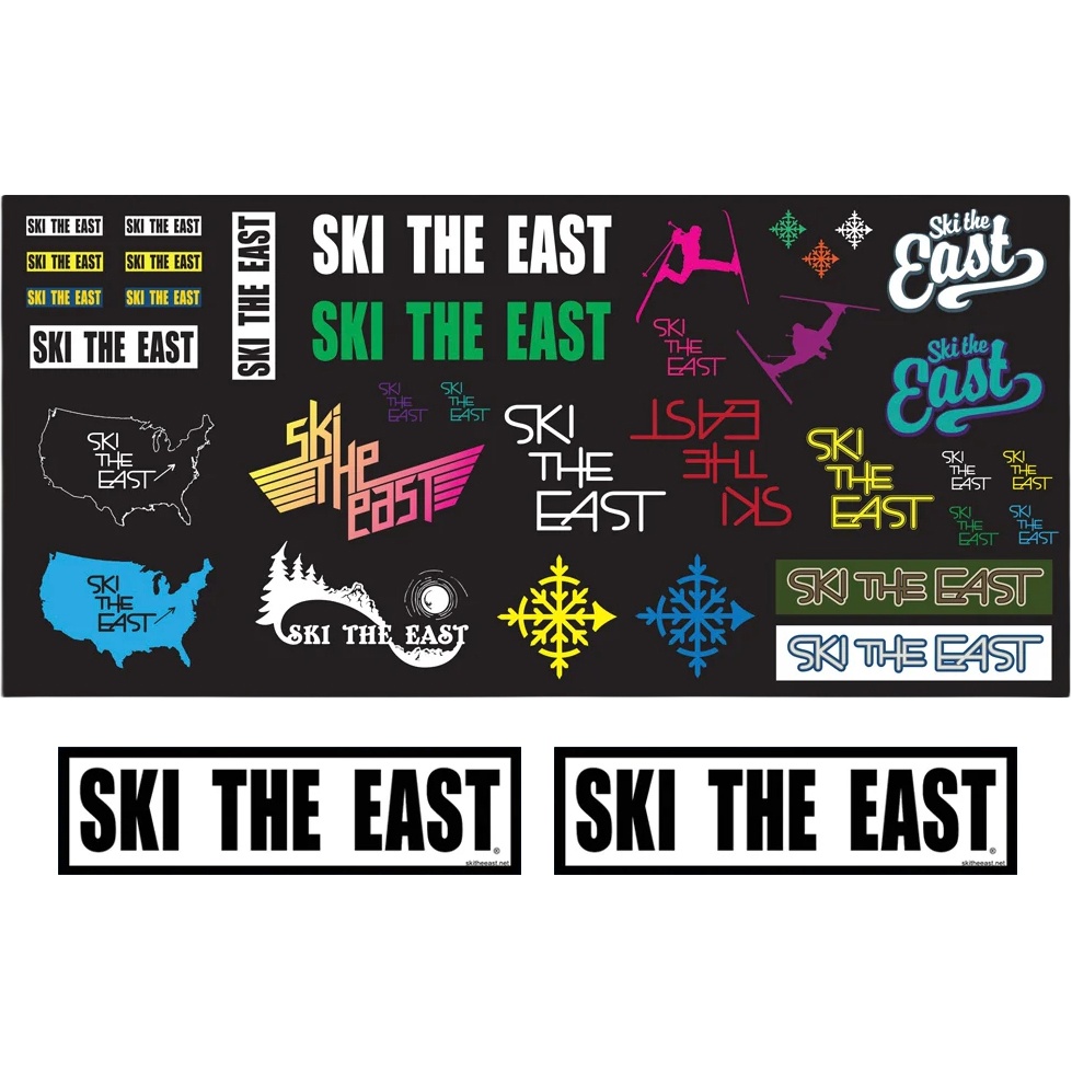 Ski The East Sticker Sheet Pack