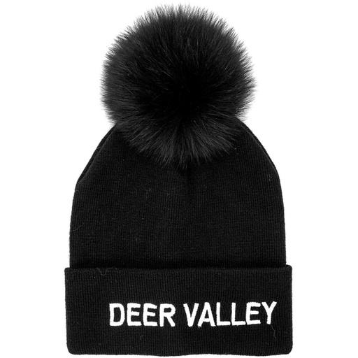 Mitchie's Matchings Women's Deer Valley Faux Pom Beanie