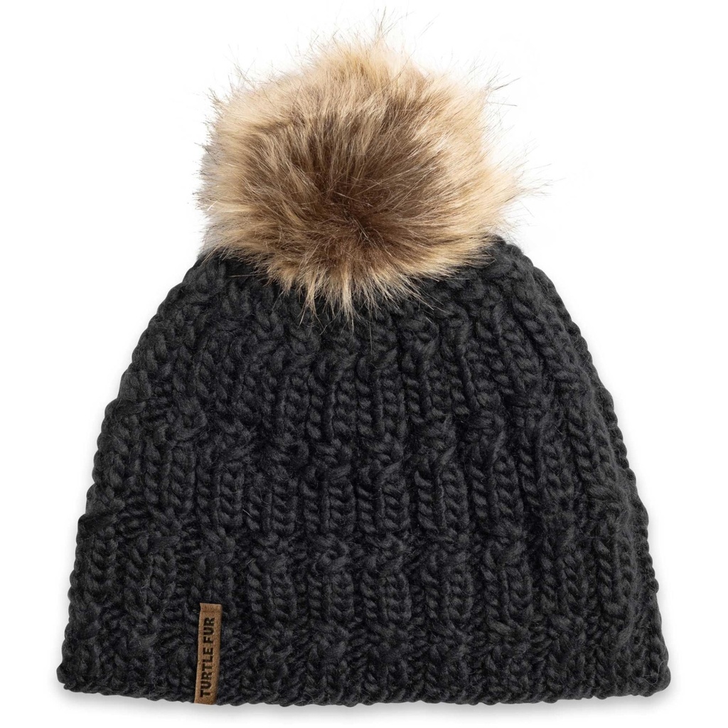 Turtle Fur Women's Fifi Faux Fur Pom Beanie
