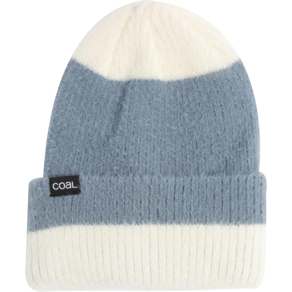 Coal Pearl Fuzzy Knit Beanie