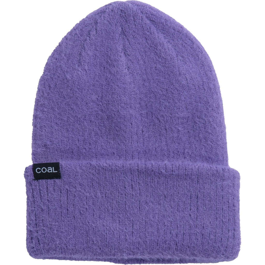 Coal Pearl Fuzzy Knit Beanie