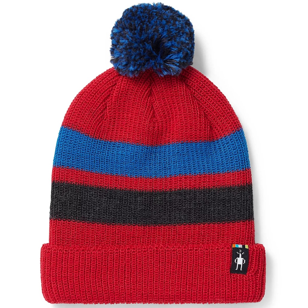 Smartwool Kids Stripe Pom Beanie