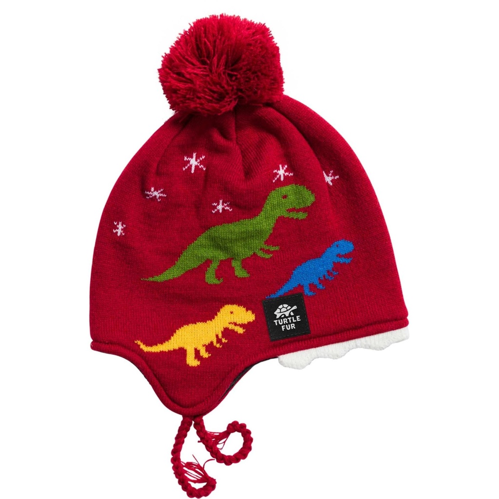 Turtle Fur Little Kids' Chomp Chomp Earflap Beanie