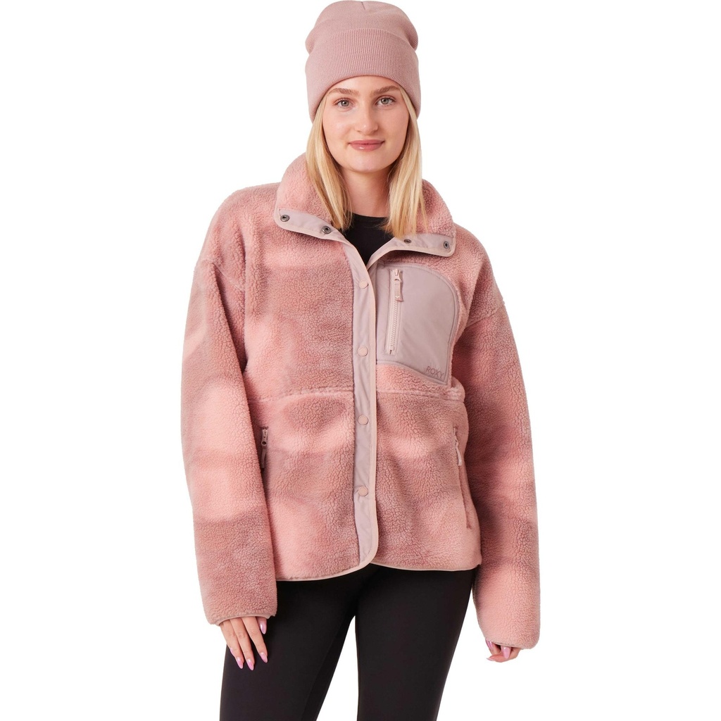 ROXY Women's Axel Bond Sherpa Fleece Jacket