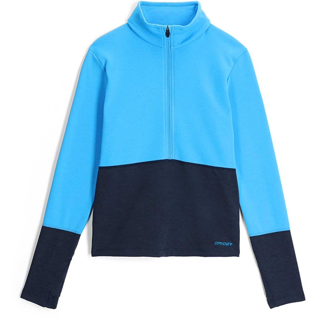 [000162411000000] Spyder Women's Speed Fleece Half Zip Fleece Jacket (Aether Blue, XXS)