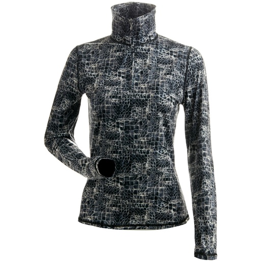 Nils Women's Animal Print T-Neck Base Layer