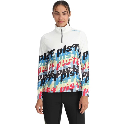 Spyder Women's Vivid Half Zip Turtle Neck Baselayer Top