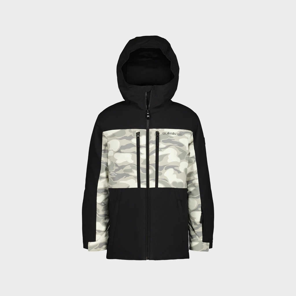 Quiksilver Boys' Double Black Snow Jacket