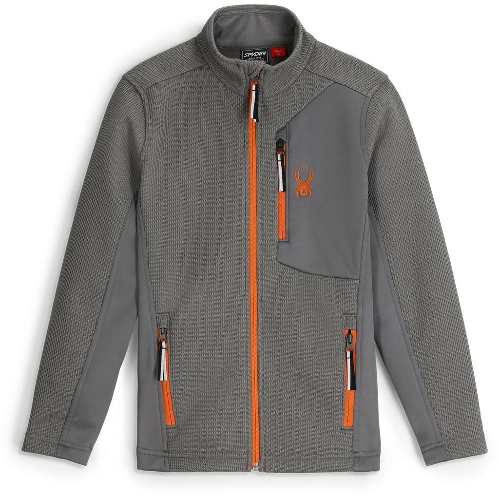 Spyder Boys' Bandit Full Zip Fleece Jacket