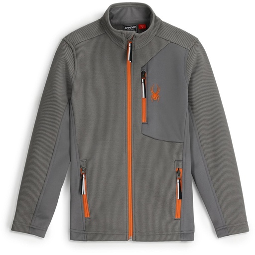 Spyder Boys' Bandit Full Zip Fleece Jacket