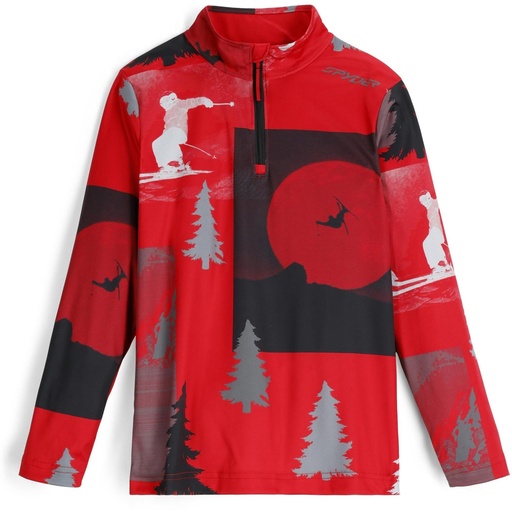 Spyder Boys' Jacob's Half Zip Turtleneck