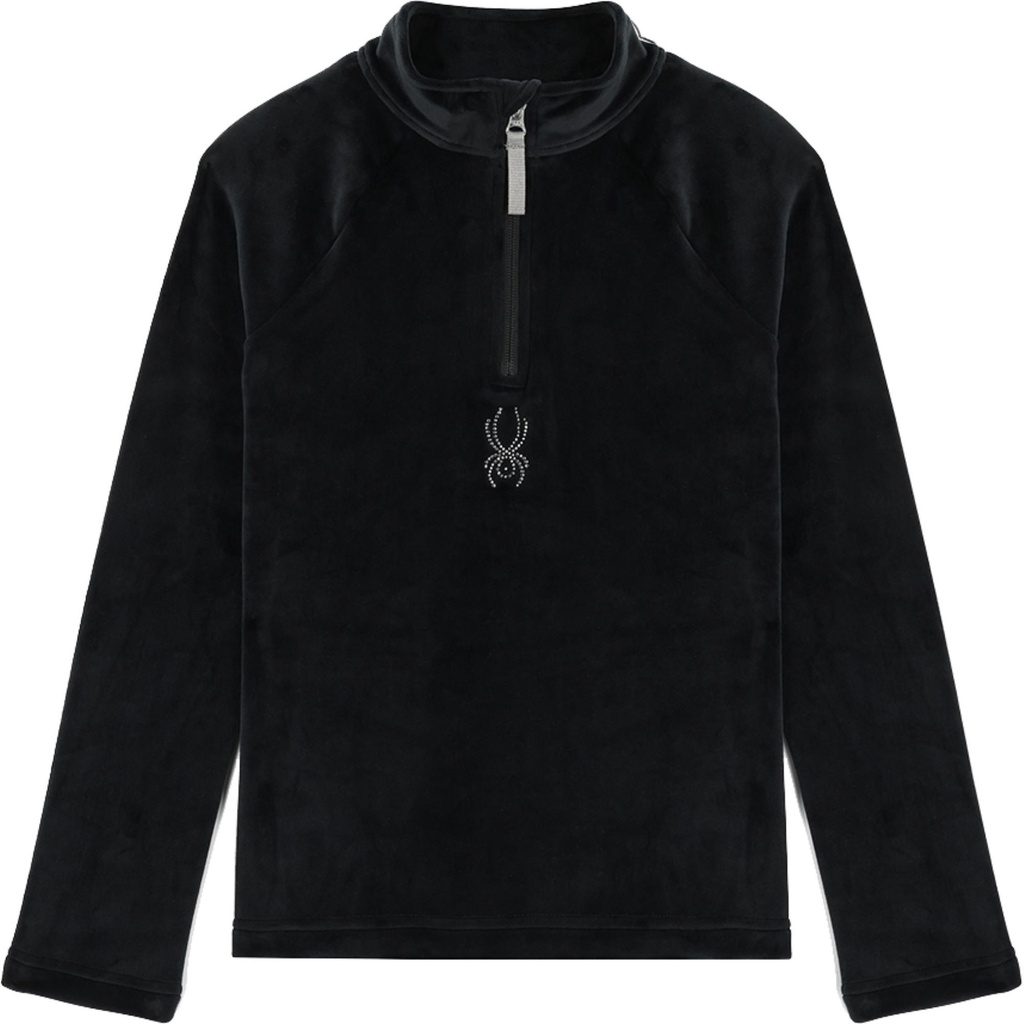 Spyder Girls' Shimmer Bug Half Zip Pullover