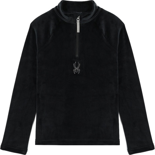 Spyder Girls' Shimmer Bug Half Zip Pullover