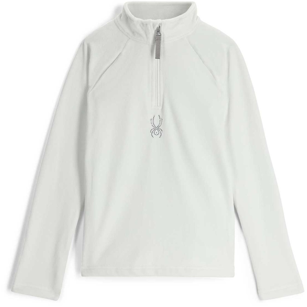Spyder Girls' Shimmer Bug Half Zip Pullover
