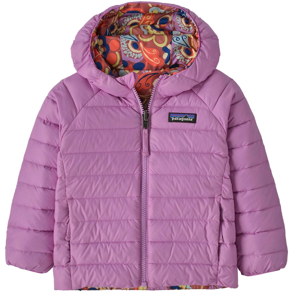 Patagonia Little Girls' Reversible Down Sweater Hoodie