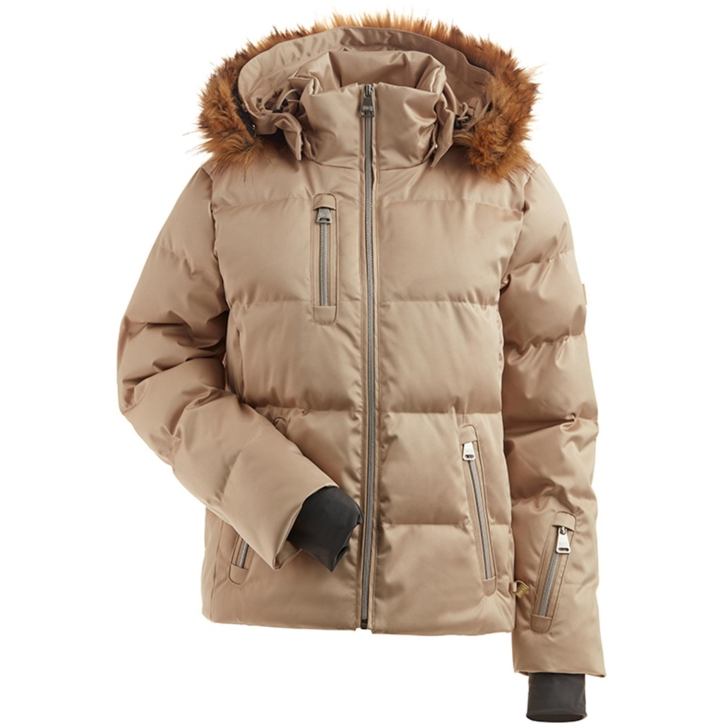 Nils Women's Skylar Metallic Faux Fur Jacket