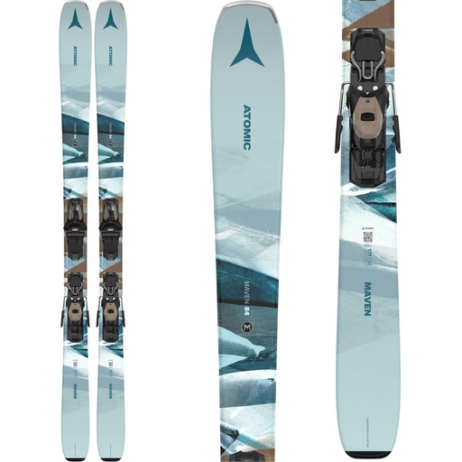 Atomic Women's Maven 84 R Skis with Marker M10 GripWalk Bindings