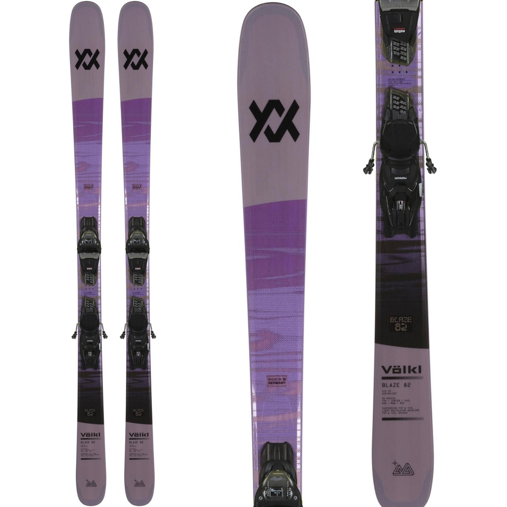 Volkl Women's Blaze 82 Skis w/ VMotion 11 Bindings '27
