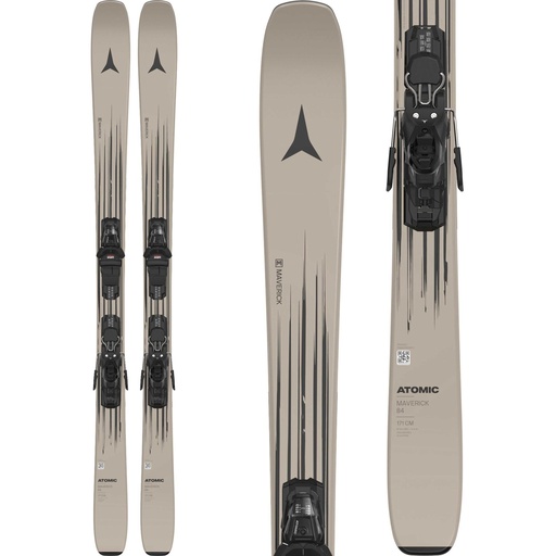 Atomic Maverick 84 Skis w/ M10 GW Bindings