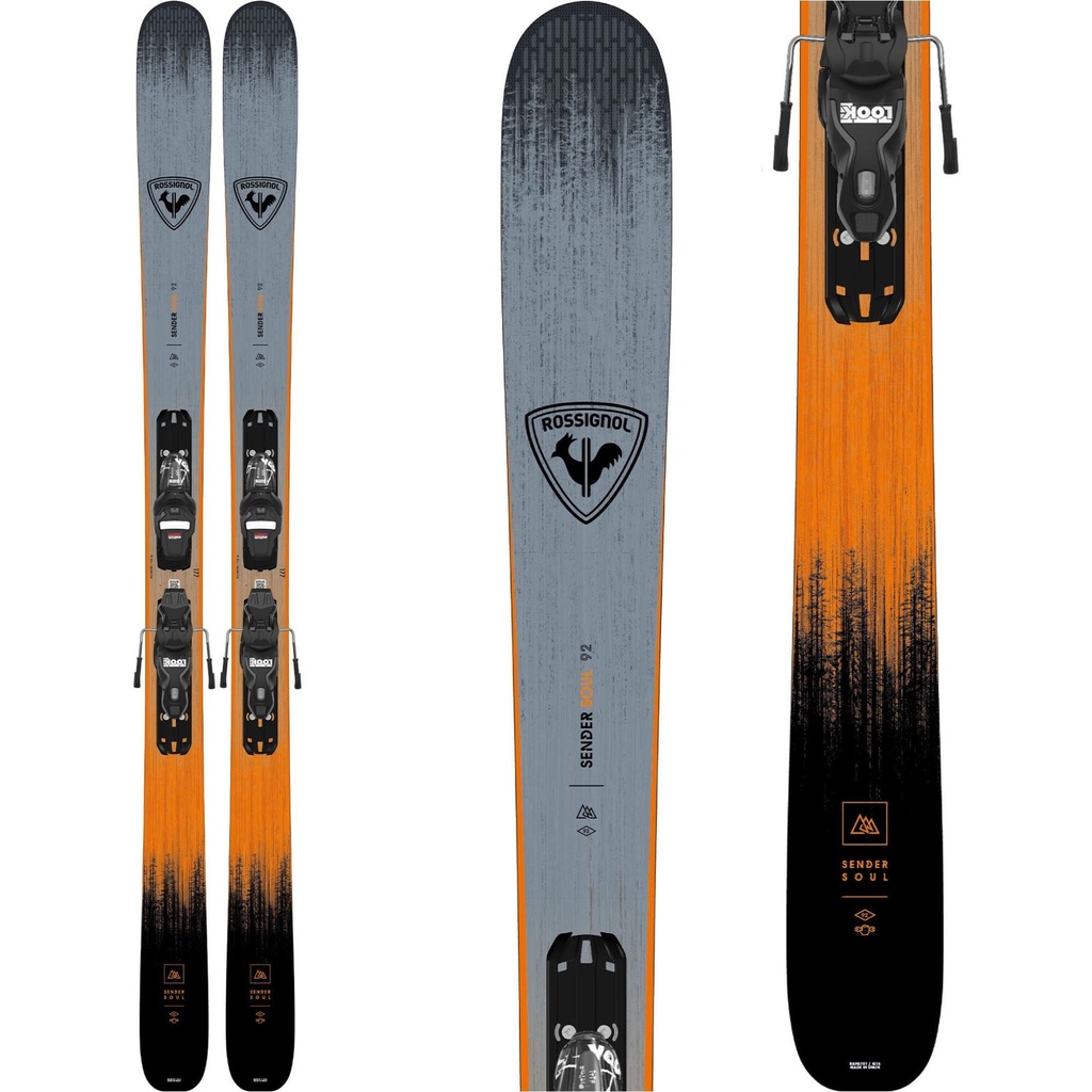 Rossignol Men's Sender Soul 92 Skis with Xpress 11 Bindings