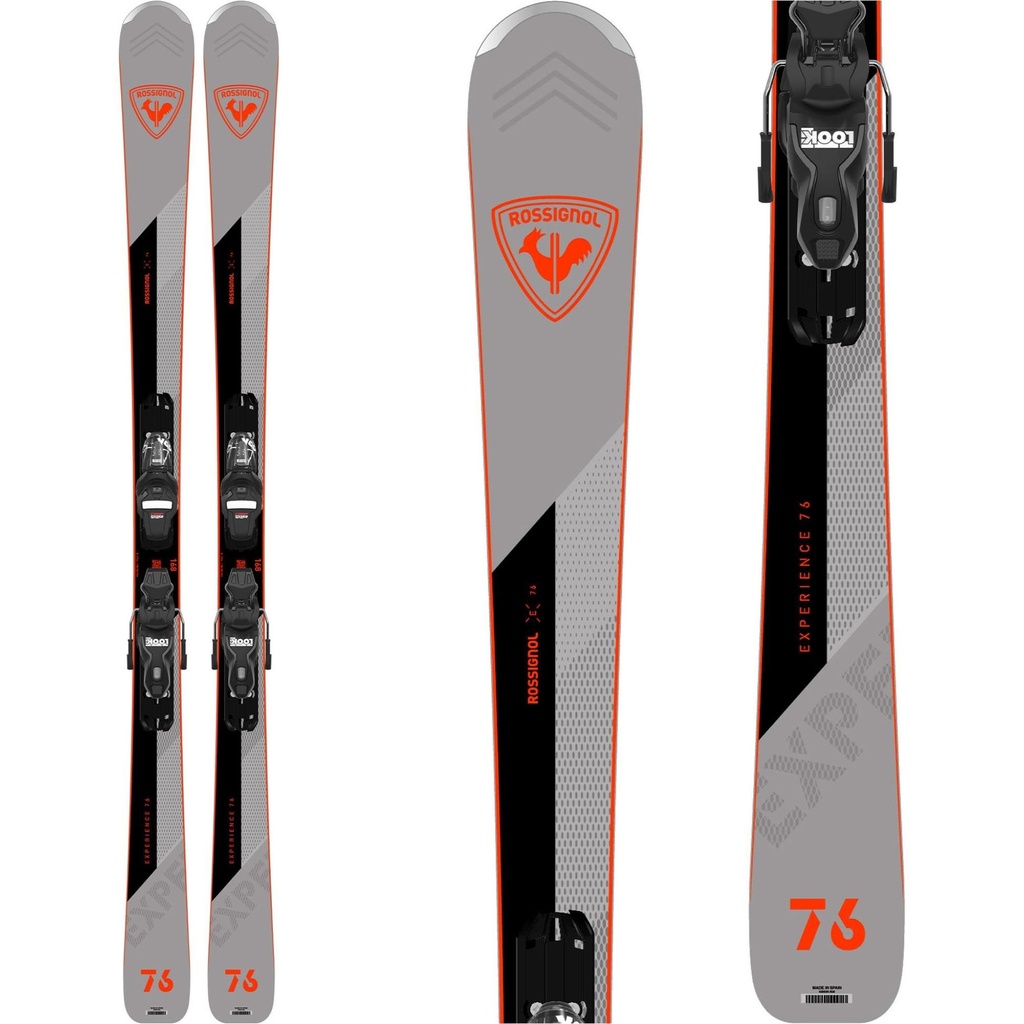 Rossignol Men's Experience 76 Skis with Xpress 10 GripWalk Bindings
