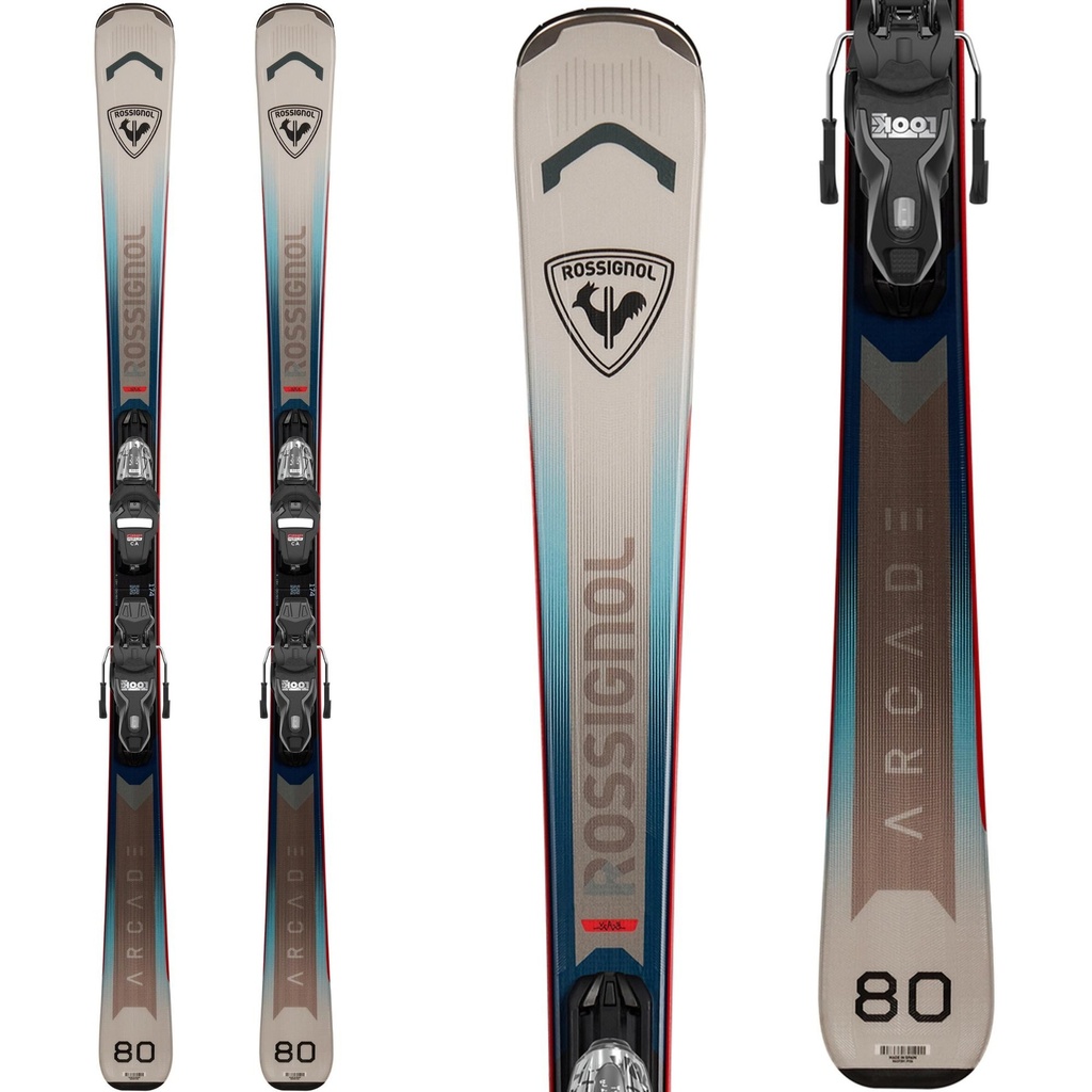 Rossignol Men's Arcade 80 Skis w/ XP 10 Bindings '27