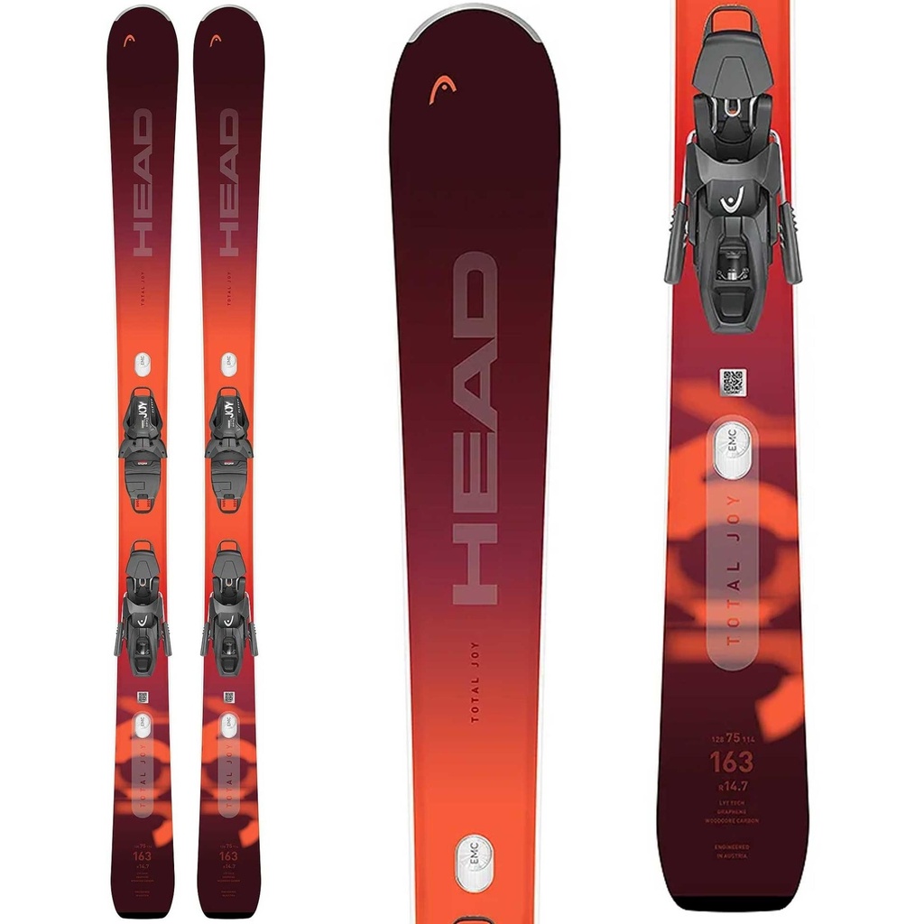 Head Women's Total Joy Skis w/ Joy 11 GripWalk Bindings