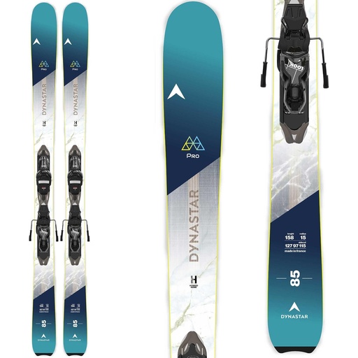 Dynastar Women's M-Pro 85 Skis with Xpress W 11 GripWalk Bindings