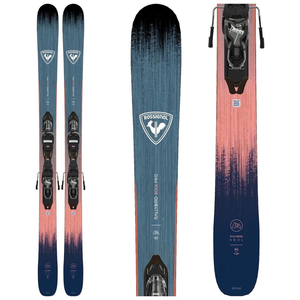 Rossignol Junior Rallybird Soul Pro Skis with Xpress 10 Bindings