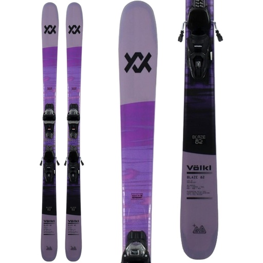 Volkl Women's Blaze 82 Skis w/ VM 10 Bindings