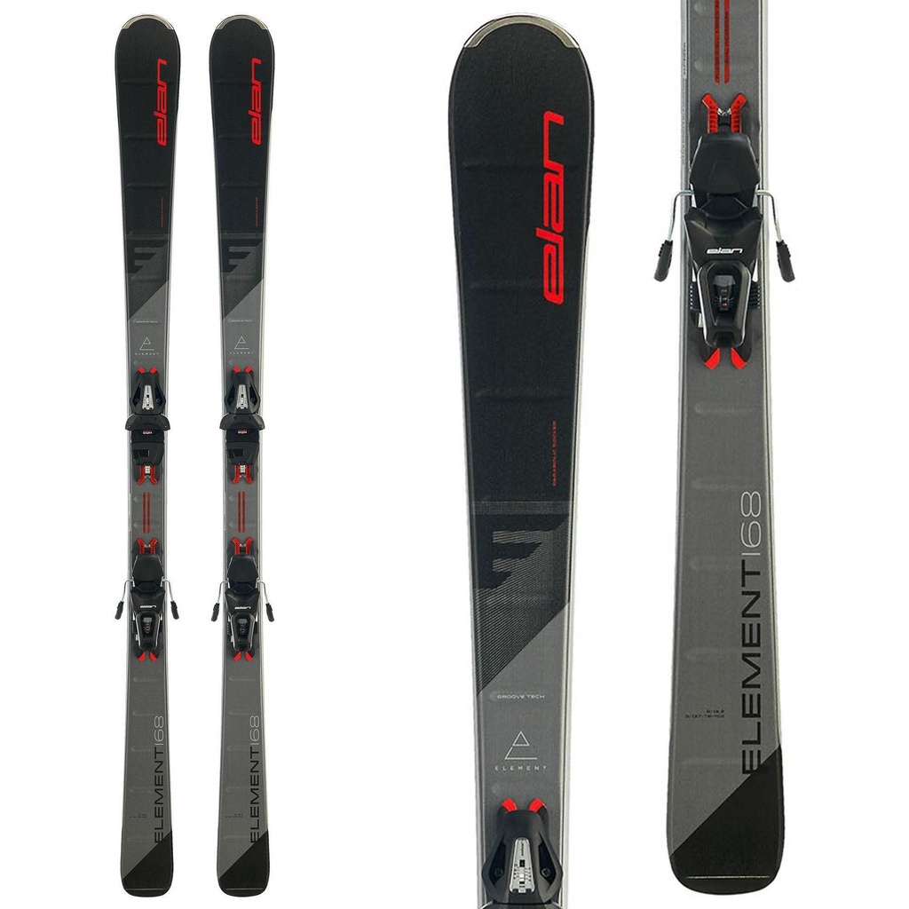 Elan Men's Element Skis with EL 10.0 GripWalk Shift Bindings '23