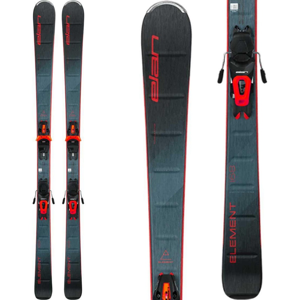 Elan Men's Element Skis with Blue/Red Marker EL 10.0 Bindings