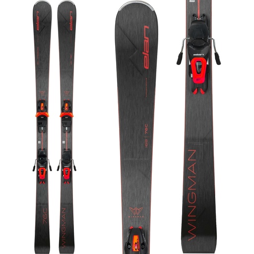 Elan Men's Wingman 76 C Skis with EL 10.0 GripWalk Shift Bindings