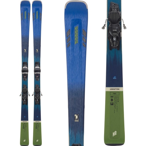 K2 Men's Disruption 78C with Marker M3 11 Compact Bindings