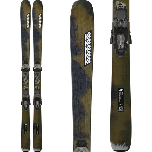 K2 Skis Men's Mindbender 89Ti Skis with Squire 11 Quikclik Bindings